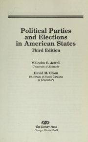 Couverture : Political parties and elections in American states
