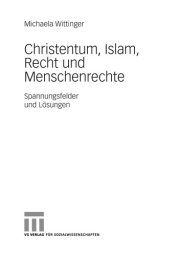 Couverture : Christentum, Islam, Recht und Menschenrechte