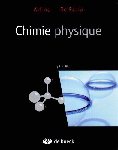 Couverture : Chimie physique