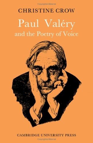 Couverture : Paul Valéry and the poetry of voice