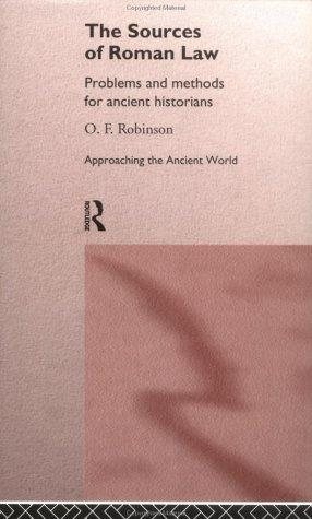 Couverture : The Sources of Roman Law