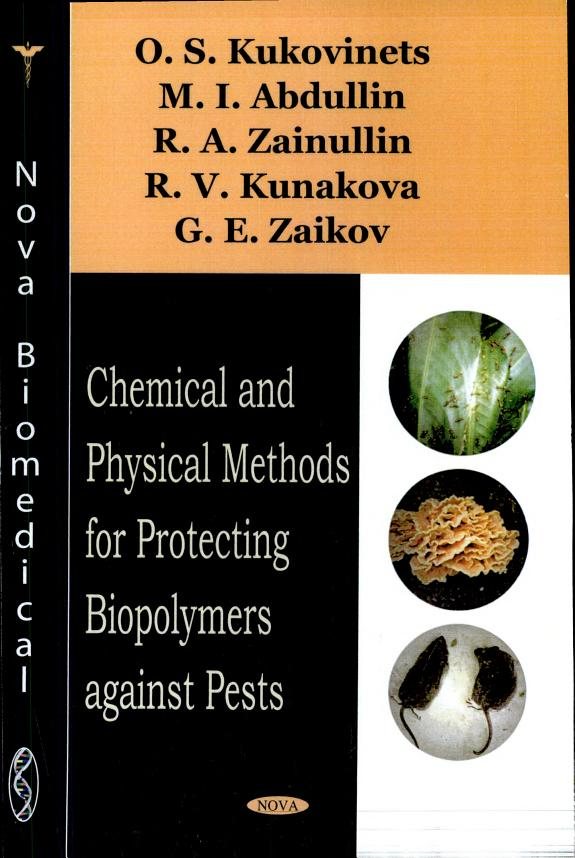 Couverture : Chemical and Physical Methods for Protecting Biopolymers Against Pests