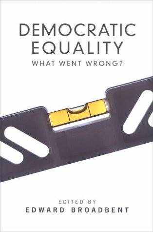 Couverture : Democratic equality