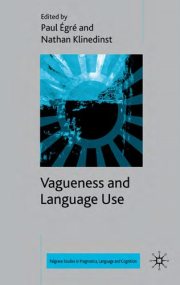 Couverture : Vagueness and language use