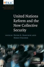 Couverture : United Nations Reform and the New Collective Security