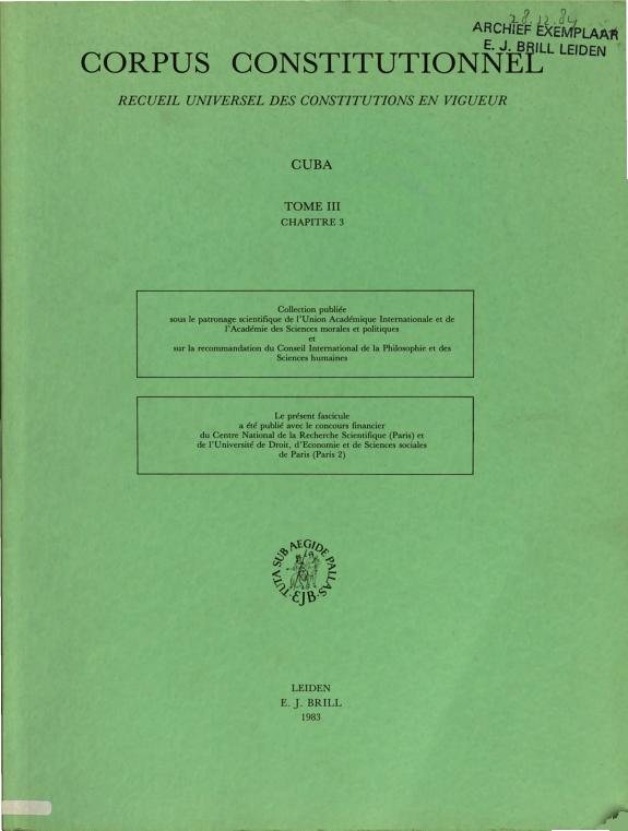 Couverture : Cuba
