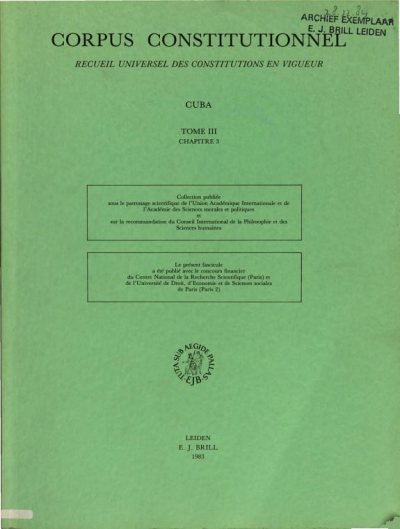 Couverture : Cuba