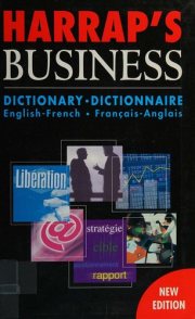 Couverture : Harrap's business