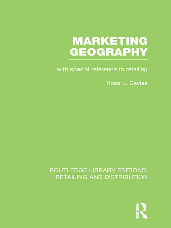 Couverture : Marketing Geography