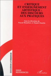Couverture : Critique et enseignement artistique