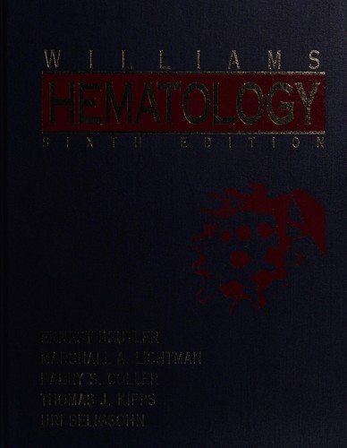 Couverture : Williams hematology