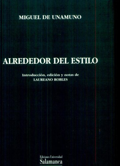 Couverture : Alrededor del estilo