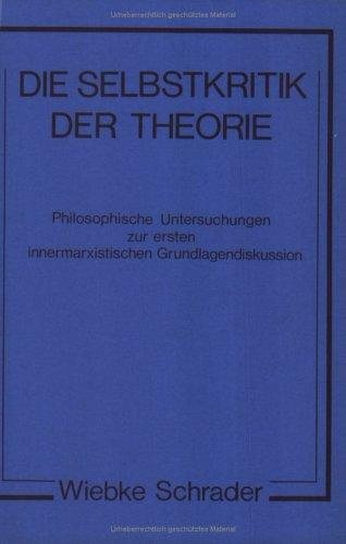 Couverture : Die Selbstkritik der Theorie