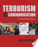 Couverture : Terrorism and Communication