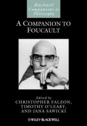 Couverture : A Companion to Foucault