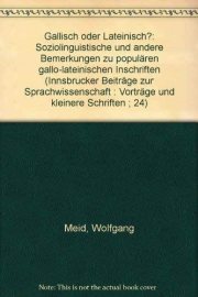 Couverture : Gallisch oder Lateinisch?