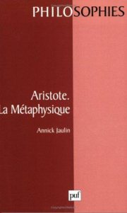 Couverture : Aristote, La métaphysique