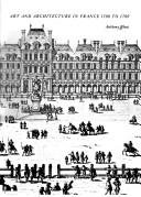 Couverture : Art and architecture in France, 1500 to 1700