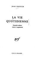 Couverture : La vie quotidienne