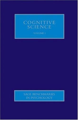 Couverture : Cognitive Science (SAGE Benchmarks in Psychology Series)