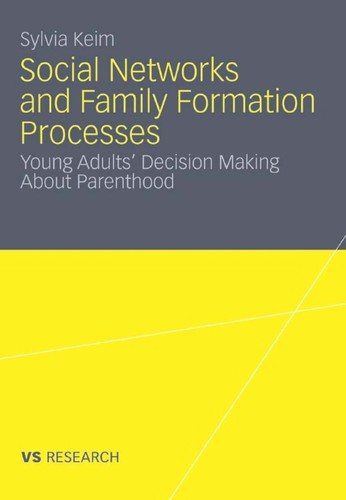 Couverture : Social Networks and Family Formation Processes