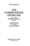 Couverture : Les communistes français