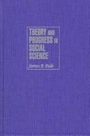 Couverture : Theory and progress in social science