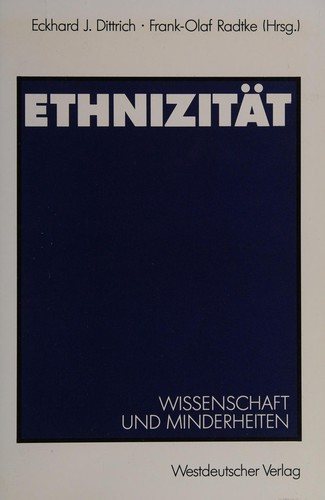 Couverture : Ethnizität