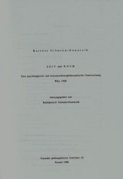 Couverture : Zeit und Raum