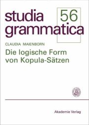 Couverture : Die logische Form von Kopula-Sätzen