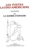 Couverture : Les Poètes latino-américains et la guerre d'Espagne.
