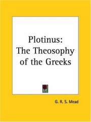 Couverture : Plotinus