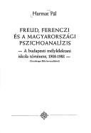 Couverture : Freud, Ferenczi és a magyarországi pszichoanalízis