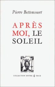 Couverture : Après moi, le soleil