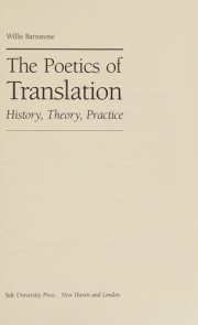 Couverture : The poetics of translation