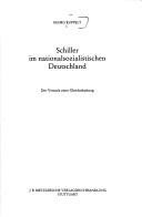 Couverture : Schiller im nationalsozialistischen Deutschland