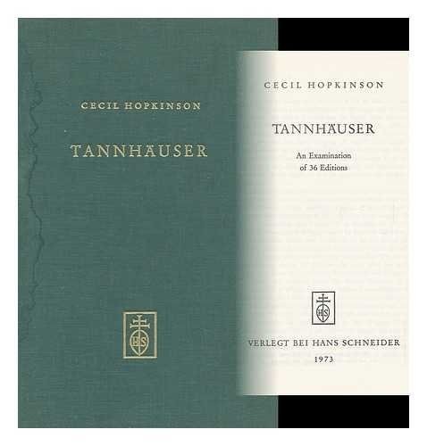 Couverture : Tannhäuser