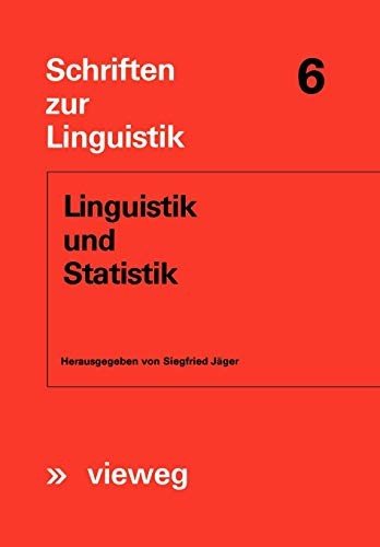 Couverture : Linguistik und Statistik