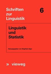 Couverture : Linguistik und Statistik