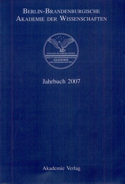 Couverture : Jahrbuch 2007