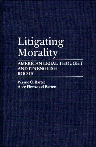 Couverture : Litigating morality