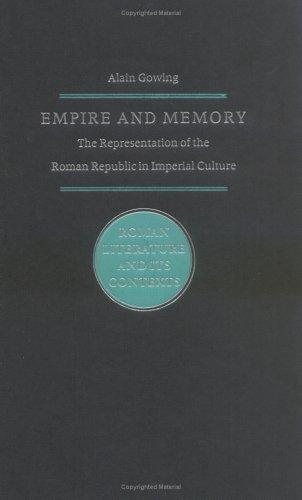 Couverture : Empire and Memory