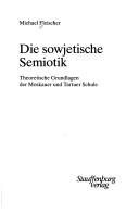 Couverture : Die sowjetische Semiotik