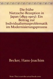 Couverture : Die frühe Nietzsche-Rezeption in Japan (1893-1903)