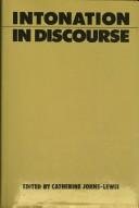 Couverture : Intonation in Discourse