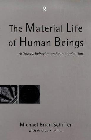 Couverture : The material life of human beings