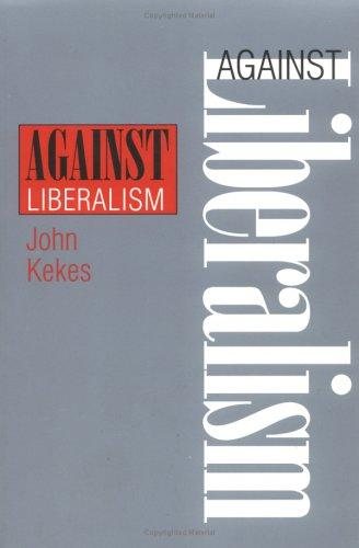 Couverture : Against liberalism
