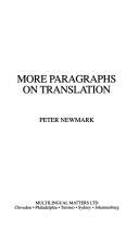 Couverture : More paragraphs on translation