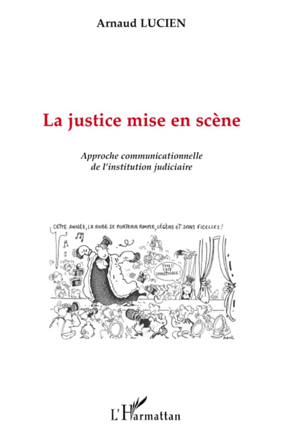 Couverture : La justice mise en scène
