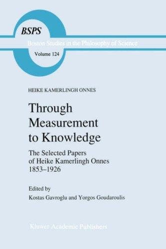 Couverture : Through measurement to knowledge